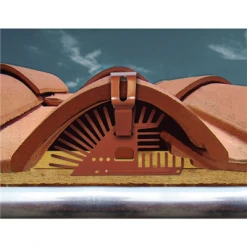 Achard Et Cie Anti-pigeon Obturateur De Tuiles PEGNALU + Clip Amovible Terre Cuite Grille Anti-nuisible -Tuile sSoldes Magasin 2 12