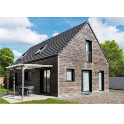 BMI Monier Tuiles Tuile Béton Grand Moule à Aspect Plat - Innotech - Graphite - 42 X 33 Cm -Tuile sSoldes Magasin 2 2