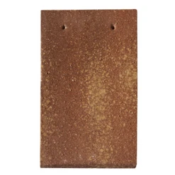 BMI Monier Tuiles Tuile Béton Plate - Vielle France - Vieux Chêne - 27 X 16.5 Cm