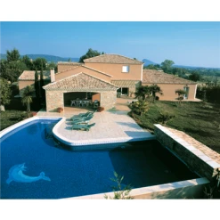 BMI Monier Tuiles Tuile Béton Grand Moule à Fort Galbe - Plein Ciel - Silvacane Littoral - 42 X 33.2 Cm -Tuile sSoldes Magasin 4