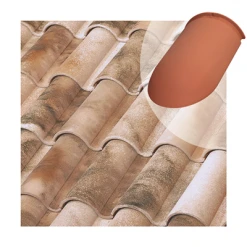 Tejas Borja Tuiles About D'arêtier Tejas Boja - Nature Lamalou - 435MM X 230MM