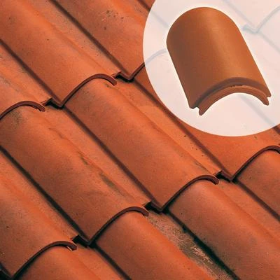 Edilians Tuiles About D'arêtier 1/2 Rond à Emboîtement 1 Edilians Tuiles About D'arêtier 1/2 Rond à Emboîtement