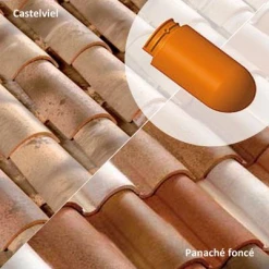 Terreal Tuiles About D'arêtier Cylindrique (454XG)