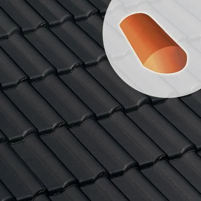 Monier Tuiles Arêtier D'about De 42 à Recouvrement (DY038) 1 Monier Tuiles Arêtier D'about De 42 à Recouvrement (DY038)