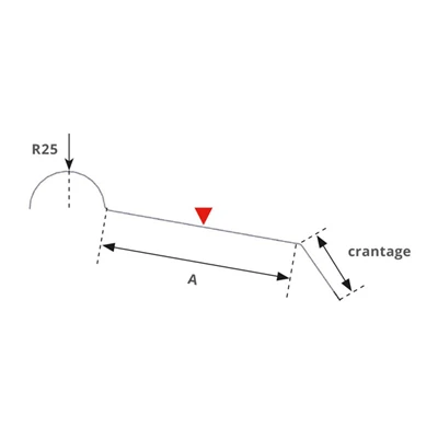 Bacacier Divers Demi-faitière à Boudin Crantée 2 Bacacier Divers Demi-faitière à Boudin Crantée – Image 2