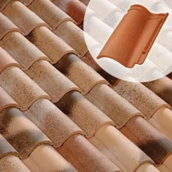 Tuiles Tuile DC12 - Double Canal 12 Double Emboitement Terreal 1DG - Castelviel