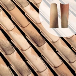 Tuiles Tuile Canal De Courant Terre Cuite Posifix® Médoc Monier Silvacane Littoral