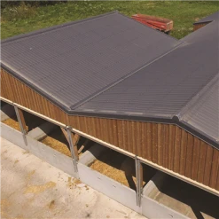 Eternit Plaque De Couverture Plaque Ondulée 5 Ondes En Fibres Ciment - Teinte Naturelle - 0,92 X 1,52M -Tuile sSoldes Magasin autrevisuel 733715