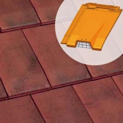 Terreal Tuiles Tuile Chatière + Grille 613VPV