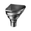 VM Zinc Gouttières Cuvette D'angle Demi-ronde En Zinc