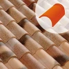 Terreal Tuiles Demi-tuile à Rabat Droite DC12 (601DG)