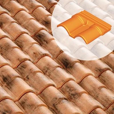 Terreal Tuiles Double Rive 3/4 Pureau à Raccord. R.Canal 1 Terreal Tuiles Double Rive 3/4 Pureau à Raccord. R.Canal