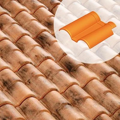 Terreal Tuiles Double Rive 3/4 Pureau Romane Évolution 1 Terreal Tuiles Double Rive 3/4 Pureau Romane Évolution