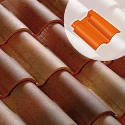 Terreal Tuiles Double Rive S/rabat Droite DCL 15DL