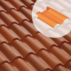 Terreal Tuiles Double Rive Raccordement Romane Évolution