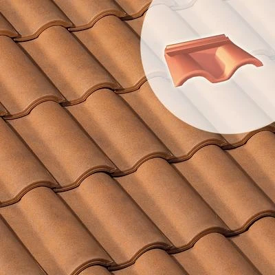 Monier Tuiles Double Tuile S/faîtière 1/2 Pureau GL015 1 Monier Tuiles Double Tuile S/faîtière 1/2 Pureau GL015