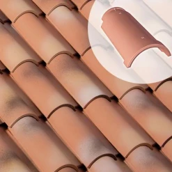 Monier Tuiles Faîtière/arêtier 1/2 Ronde à Recouv. AK134