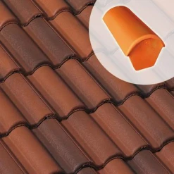 Monier Tuiles Faîtière D'about De 42 - Début (DY040)