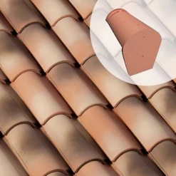 Monier Tuiles Faîtière D'about Conique De 40 Début (AK295)