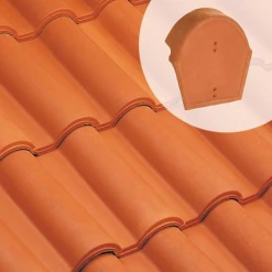 Edilians Tuiles Fronton De Faîtière à Bourrelet 821