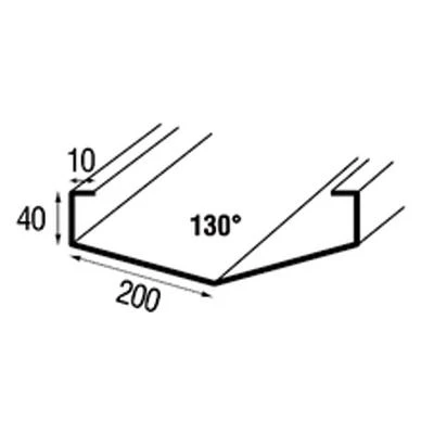 Lahera Noue - Solin Noue à Fixation 1 Lahera Noue - Solin Noue à Fixation