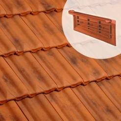 Edilians Tuiles Rive Indiv. Droite à Emboîtement Delta 10