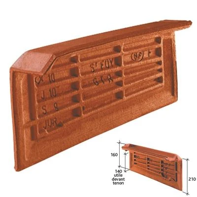 Edilians Tuiles Tuile De Rive Indiv. Gauche à Rec. - 200 2 Edilians Tuiles Tuile De Rive Indiv. Gauche à Rec. - 200 – Image 2