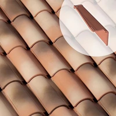 Monier Tuiles Rive à Rabat Droite - AK032 1 Monier Tuiles Rive à Rabat Droite - AK032