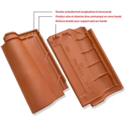 Tuiles Tuile En Terre Cuite TB-12 Tejas Borja - Nature Castilla - 439MM X 260MM -Tuile sSoldes Magasin tb12