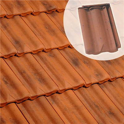 Tuiles Tuile Delta 10 Grand Moule Faiblement Galbée à Relief, à Emboîtement Edilians - Rouge Nuance 2 Tuiles Tuile Delta 10 Grand Moule Faiblement Galbée à Relief, à Emboîtement Edilians - Rouge Nuance – Image 2