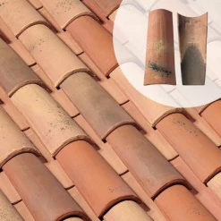 Monier Tuiles Tuile Canal Midi Patinée En Couvert Et/ou Courant - Ambre