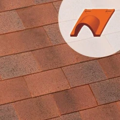 Terreal Tuiles Tuile Chatière 1/2 Ronde 61P20