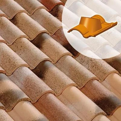 Terreal Tuiles Tuile à Douille DC12 - Diam. 150 Mm (65DG) 1 Terreal Tuiles Tuile à Douille DC12 - Diam. 150 Mm (65DG)