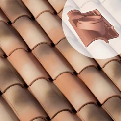 Monier Tuiles Tuile à Douille GALLÉANE 12 - Diam. 150 Mm (GT115)