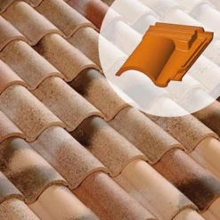 Terreal Tuiles Tuile S/faîtière 3/4 Pureau DC12
