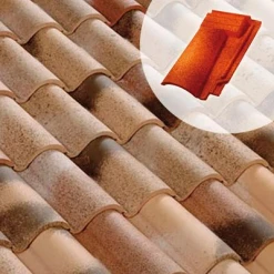 Terreal Tuiles Tuile Sous Faîtière DC12 Pureau Entier