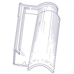 La Rochère Tuiles Verre-tuile Omega 10