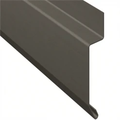 Rheinzink Noue - Solin Bande De Solin à Biseau Zinc GRANUM BASALTE - Dév. 100 Mm - Ép. 0,65 Mm - Long. 2 Ml