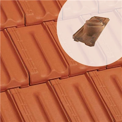 Terreal Tuiles Tuile à Douille à Côte Universelle - Diam. 130 Mm 1 Terreal Tuiles Tuile à Douille à Côte Universelle - Diam. 130 Mm